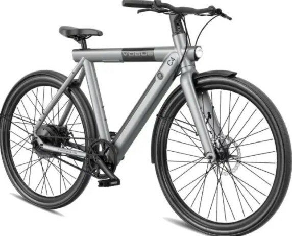 VOGUE E-BIKE C4 MAN 7SP (BELT) SHIMANO, GRAVITY GREY BLACK 36V 12,8Ah 