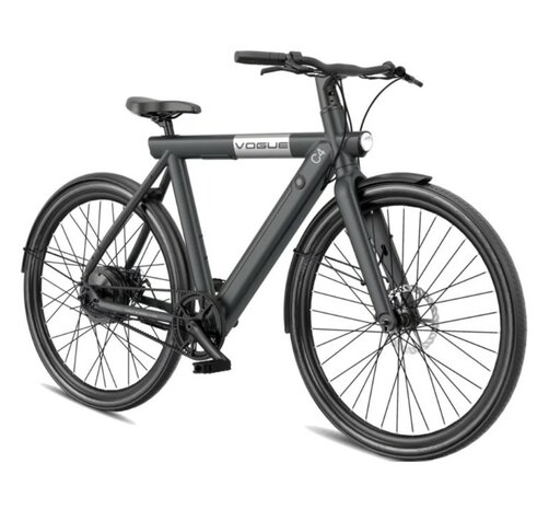 VOGUE E-BIKE C4 MAN 7SP (BELT) SHIMANO, GRAVITY GREY BLACK 36V 12,8Ah 